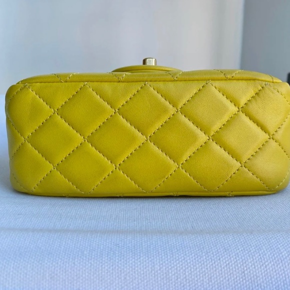 Authentic Chanel CoCo Crush Mini Bag Yellow - Picture 12 of 16